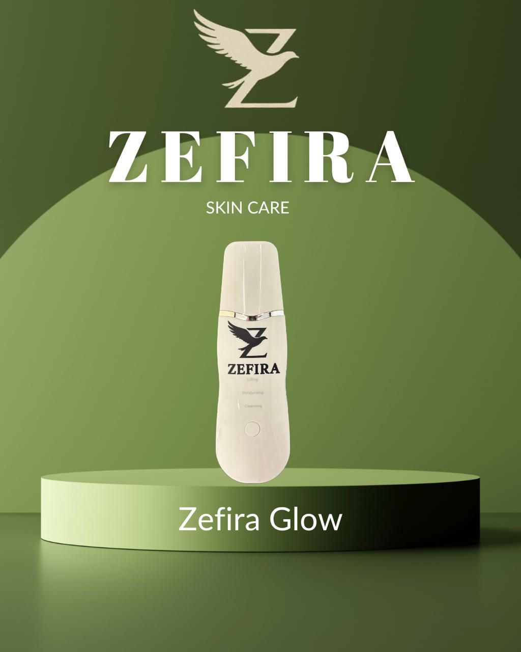 Zefira Glow – Ultrasonic Blackhead Remover & Skin Brightener